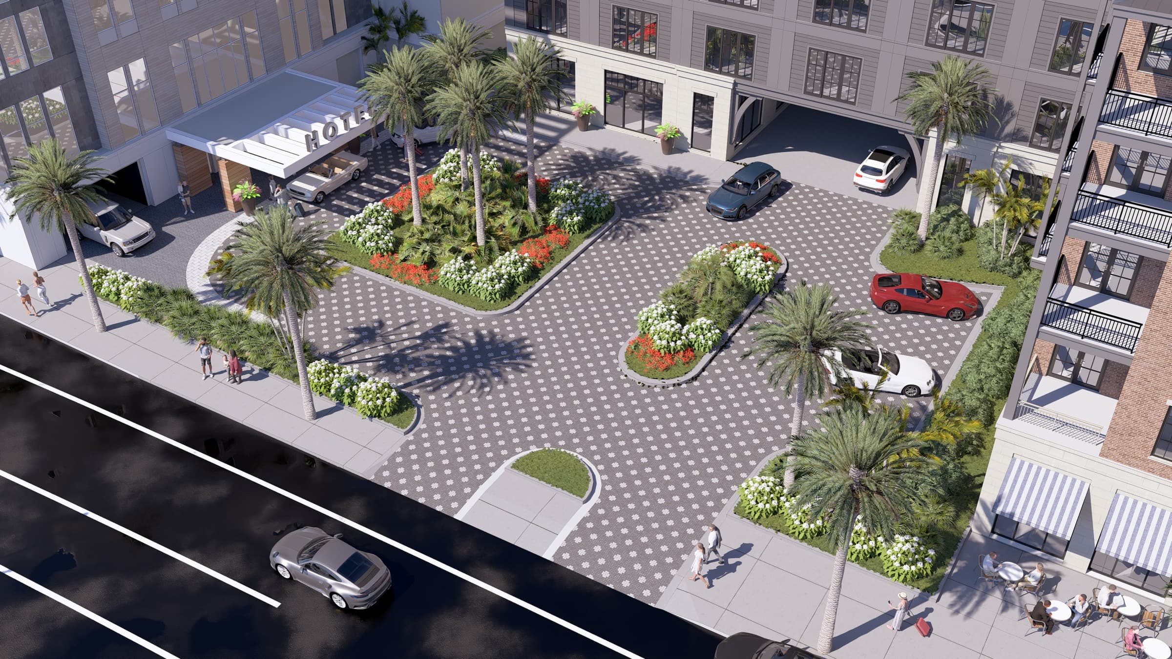 Channel South — street-level rendering